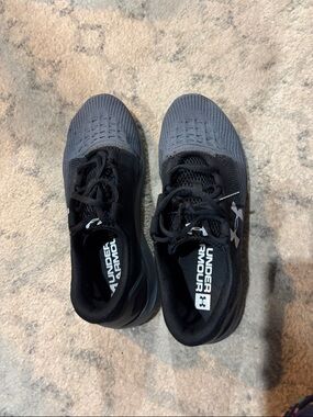 Under Armour Black and Gray Running Shoes